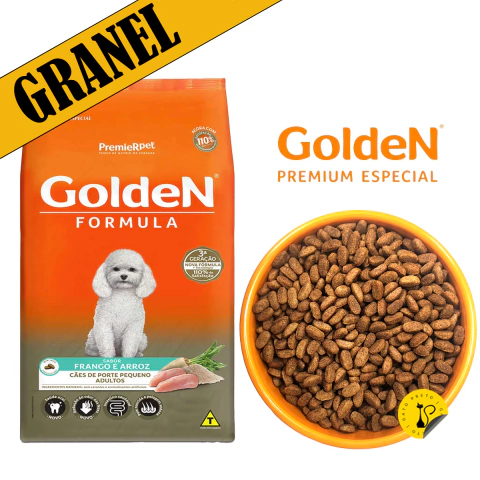 1Kg Golden Cães Adultos Frango Mini Bits Granel