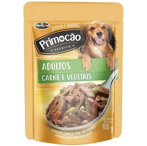 Primocâo Sachê Adultos Vegetais 100g