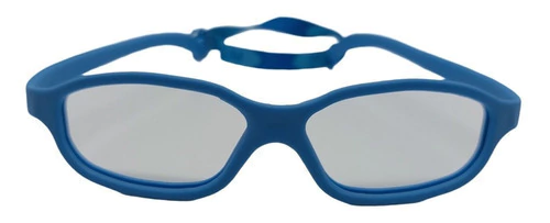 Anteojos Infantil Flexi Gum Cr02 Niño Niña Flexible Celeste