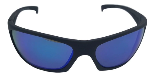 Anteojos De Sol Lentes Rusty And Now Mblk Espejados Azules
