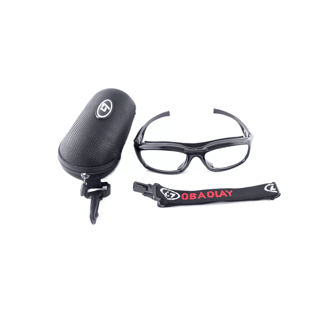 Anteojos Deportivos Halo L7 Negro Futbol Tenis Basquet 2en 1