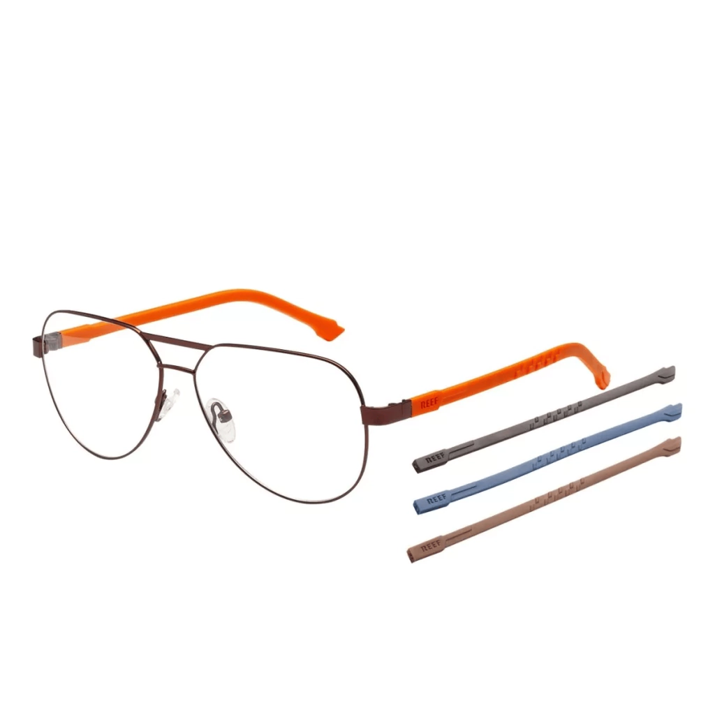 Armazon Anteojos Receta Reef 5270 04 Metal Patilla Cambiable