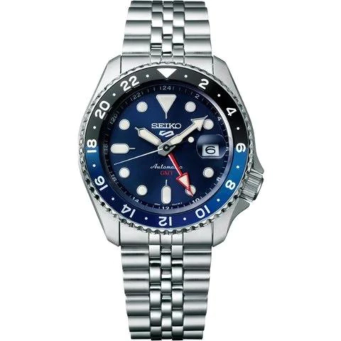 RELÓGIO NEW SEIKO 5 SPORTS GMT AUTOMÁTICO SSK003B1