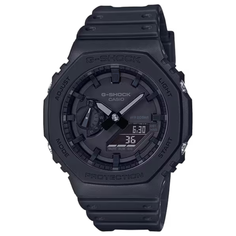 RELÓGIO CASIO OAK G-SHOCK CARBON CORE GUARD GA-2100-1A1DR ALL BLACK
