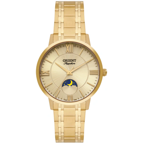 RELÓGIO ORIENT ETERNAL FEMININO ANALÓGICO FGSS0220 DOURADO
