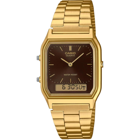 RELÓGIO CASIO VINTAGE dourado AQ-230GA-5A