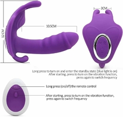 Vibrador Bunny Mariposa Control Remote - tienda online