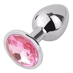 Plug Anal Acero Strass - comprar online