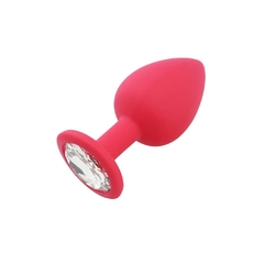 Plug Anal Silicona Strass