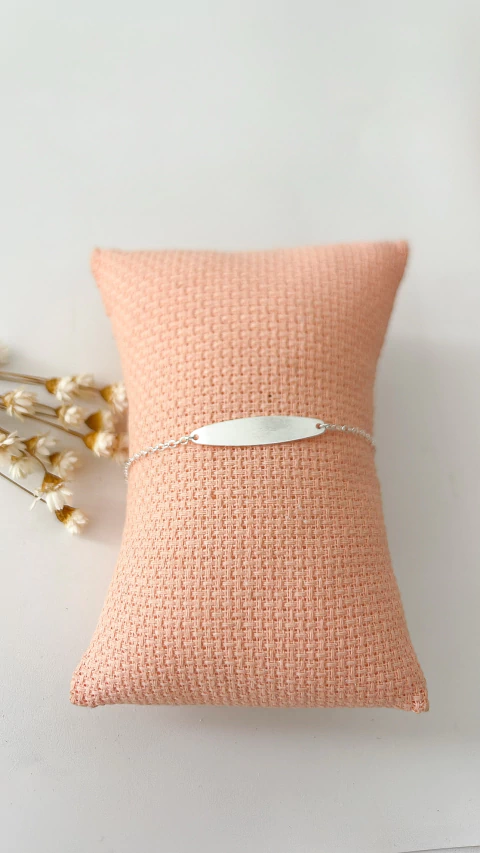 Pulseira plaquinha infantil - comprar online