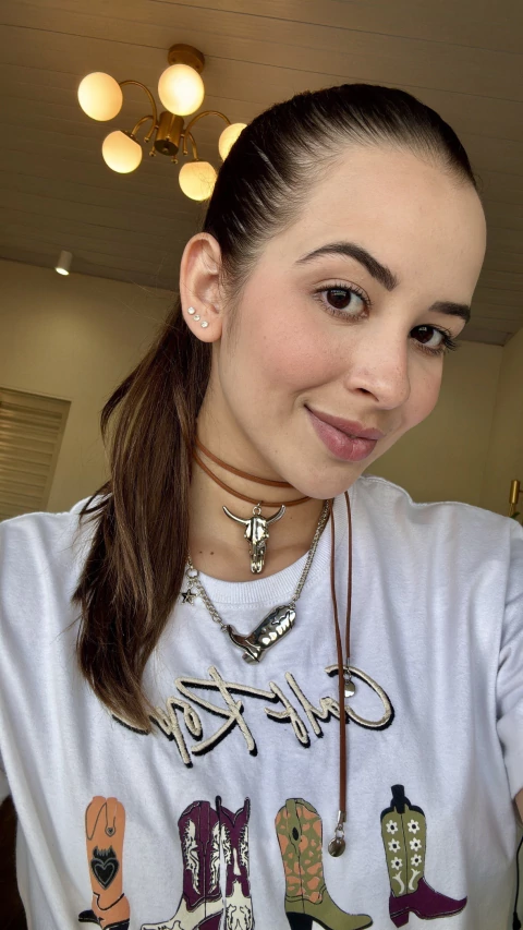 Colar Bota Folheado na Prata