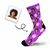 Meia Personalizada Com Foto Super filha PE roxo