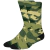 Meia Cano Alto - Camuflagem Pés