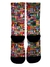 meia personalizada All Flags costas