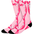 Meia Divertida - Outubro Rosa 3 pes