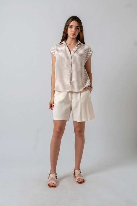 Camisa Rayada sin mangas (NA1CA11)