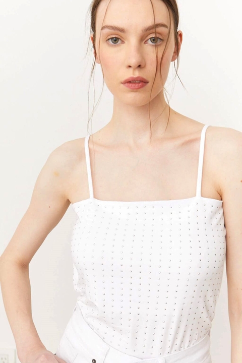 Musculosa tiritas strass (BO2MU09)