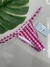 Calcinha biquíni marquinha rosa xadrez - comprar online