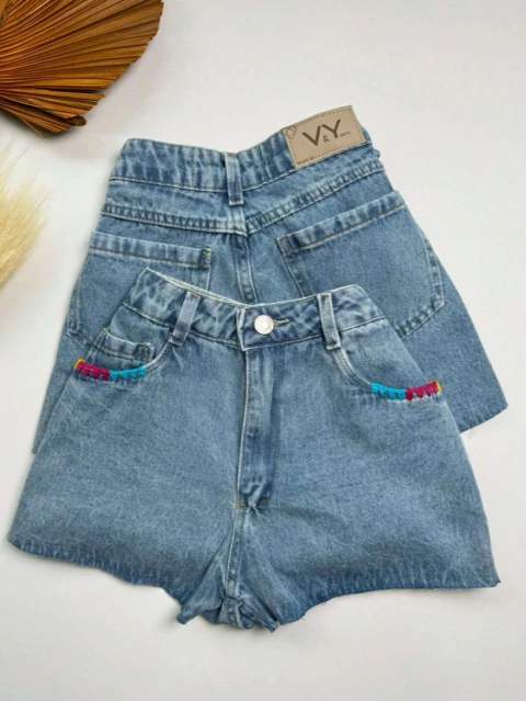 Short Jeans crochê Bela - comprar online