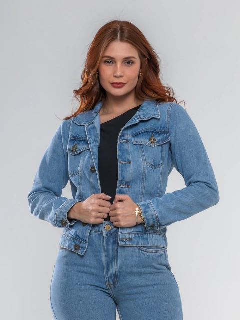 Jaqueta Jeans clássica Luana