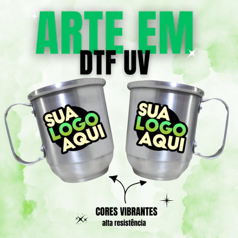 6 Caneca Personalizada DTF UV - 350 ml - comprar online