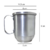 Caneca Alumínio 350 ml - Cobre, branco, Preto fosco c/ 6 unidades - comprar online