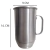 Imagem do Kit 5 Caneca Alumínio Branca/Preto fosco/Alumínio - Personalizada 600 ml