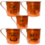 Caneca Copo Moscow Mule Alumínio Cobre - ARTE PRETA OU BRANCA na internet