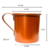 kit 20 ou 30 Canecas Copo Moscow Mule alumínio cobre - ARTE 1 OU 2 LADOS - ARTE BRANCA na internet