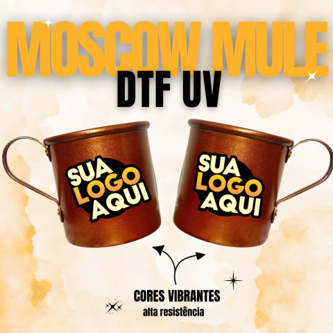 35 Caneca Moscow Mule Personalizada DTF UV - 350 ml - comprar online