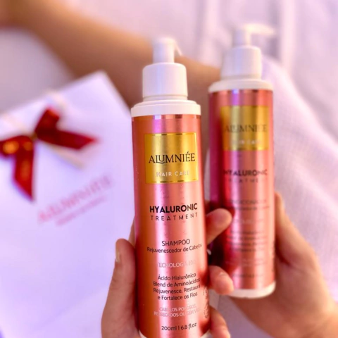 Kit Mulher Prática - Shampoo 200ml + Condicionador 200ml + Máscara 250ml com Ácido Hialurônico e Aminoácidos