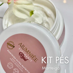 Kit PÉS - Manteiga Ultra Nutritiva + Açúcar Esfoliante Alumniée na internet