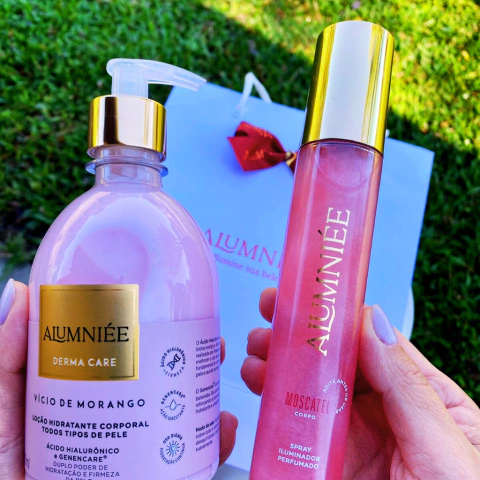 Kit Moscatel Sensual - Body Splash Moscatel + Hid. Vício de Morango 380ml