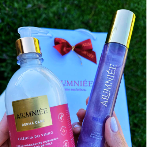 Kit Sofisticação - Body Splash Uvas Negras + Hid. Essência do Vinho 380g