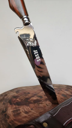 Cutelaria artesanal híbrida jesus - SURRADO CLOTHES