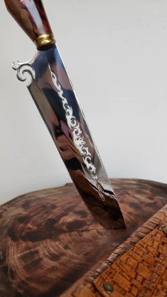 Cutelaria artesanal híbrida red label - comprar online