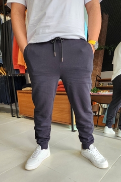 Calça de moletom masculina com punho
