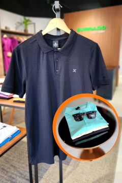 Camiseta Polo com elastano Exco