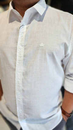 Camisa Masculina Manga Longa algodão na internet