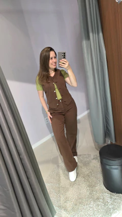 Calça Wide Leg Collor bolso faca - loja online