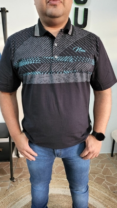 Camiseta Polo Preta na internet