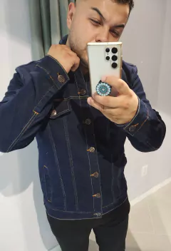 Jaqueta jeans masculina Damyller Trucker - loja online