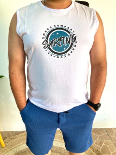 Regata Masculina Branca - comprar online