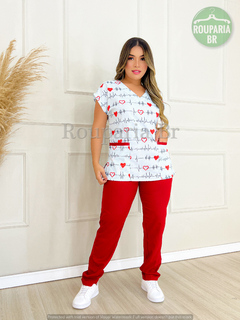 Conjunto Anna - Batimento Cardíaco Branco - comprar online