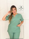 Conjunto Charlotte - Verde sálvia