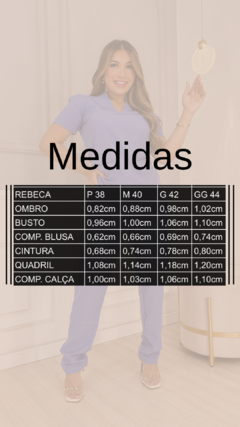 CONJUNTO REBECA - CHUMBO - Rouparia Br | Scrubs e Jalecos