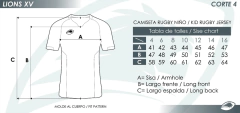 CAMISETA DE RUGBY HEROES ROCKET - Lions XV