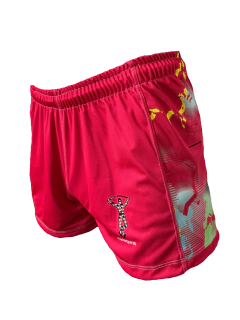 SHORT SKILL PRO HARLEQUINS RED AWAY