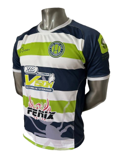 CAMISETA DE RUGBY LAS HORMIGAS OLIVA