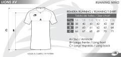 REMERA RUNNING CLUB NAUTICO - Lions XV